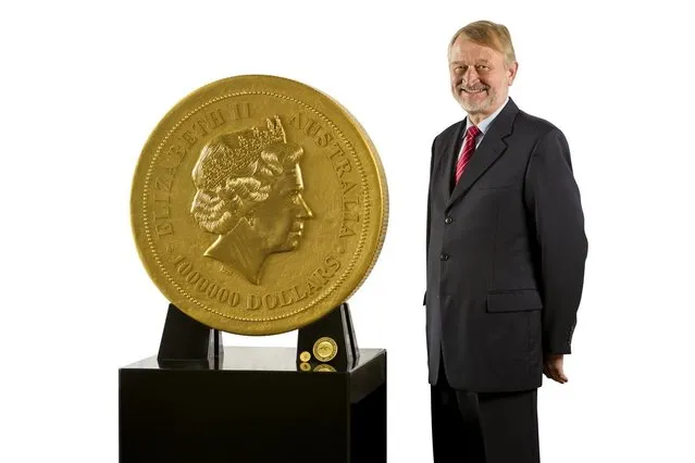1 Tonne Gold Kangaroo Coin