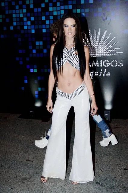 Model Alessandra Ambrosio attends Casamigos Halloween Party on October 27, 2017 in Los Angeles, California. (Photo by Splash News and Pictures)