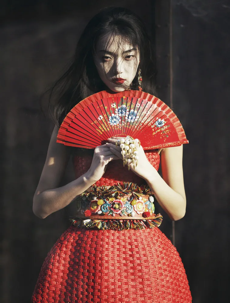 Tian Yi by Oliver Stalmans for «Elle» Vietnam May 2013