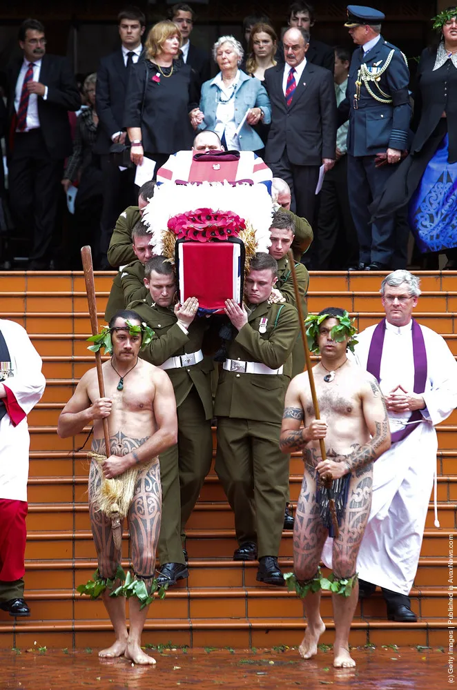 Soldier Receives Full British Military Funeral In Wellington
