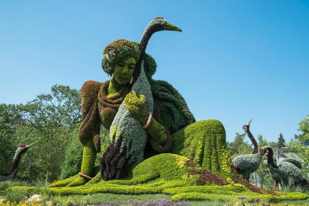 Monumental Plant Sculptures at the 2013 Mosaicultures Internationales De Montreal