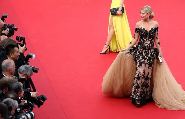 Hofit Golan attends the opening ceremony and premiere of “La Tete Haute” (Standing Tall) during the 68th annual Cannes Film Festival on May 13, 2015 in Cannes, France. (Photo by Andreas Rentz/Getty Images)