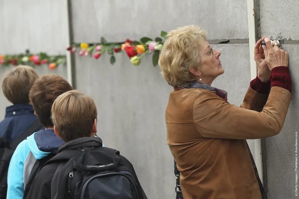 Berlin Marks 22nd Anniversary Of Berlin Wall Fall