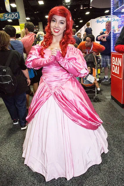 A costumed fan attends Comic-Con International at San Diego Convention Center on July 12, 2015, in San Diego, California. (Photo by Daniel Knighton/FilmMagic)