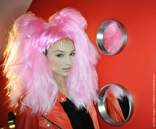 Models pose backstage at the Celia Kritharioti Spring/Summer 2012 fashion show at One Mayfair