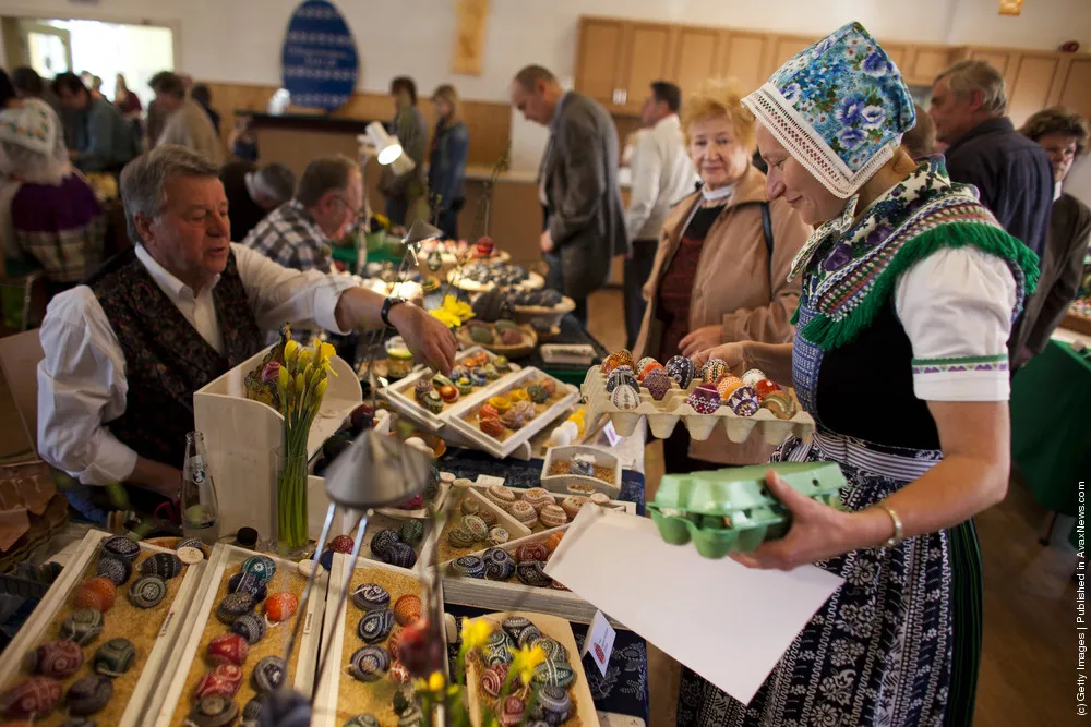 Sorbians Prepare Easter Eggs