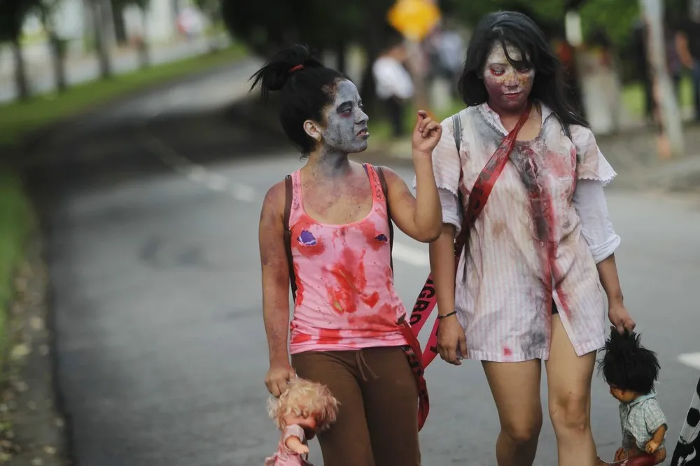 A Charity Zombie Race in Managua