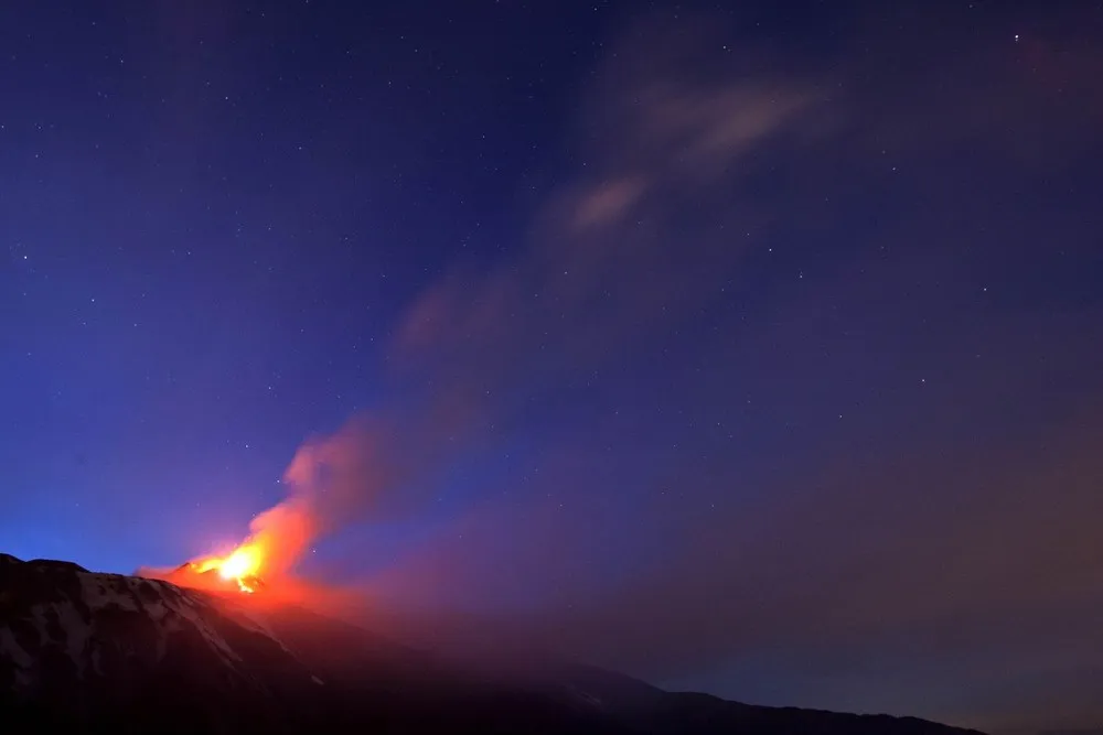 Italy's Mount Etna Erupts