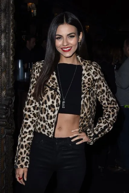 Actress Victoria Justice attends a private event hosted by Hudson at Hyde Staples Center for a Red Hot Chili Peppers concert on March 7, 2017 in Los Angeles, California. (Photo by Vivien Killilea/Getty Images for Hudson Jeans)
