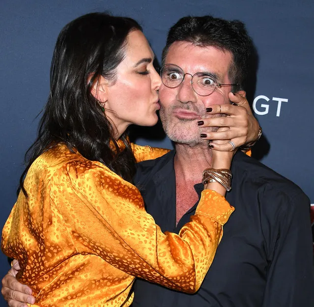 Lauren Silverman and Simon Cowell arrives at the “America's Got Talent” Season 14 Live Show Red Carpet at Dolby Theatre on September 17, 2019 in Hollywood, California. (Photo by Steve Granitz/WireImage)