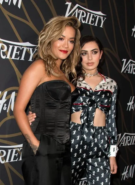 Rita Ora and Charli XCX arrives at the Variety Power Of Young Hollywood at TAO Hollywood on August 8, 2017 in Los Angeles, California. (Photo by Steve Granitz/WireImage)