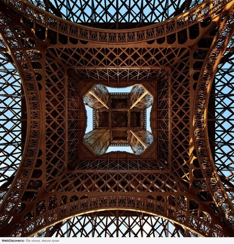 The Eiffel Tower from Below