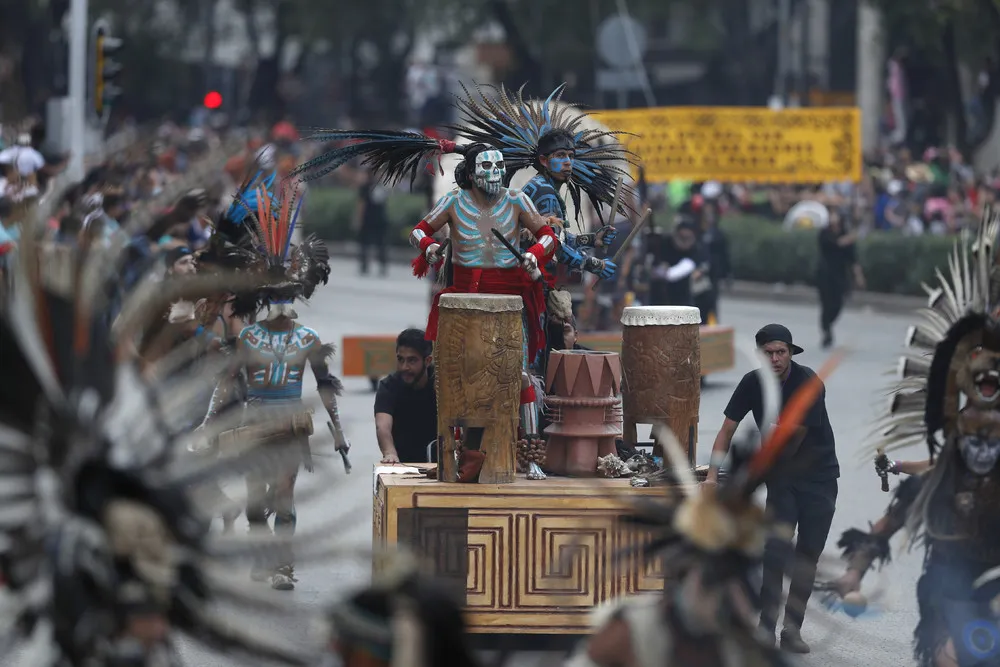 Day of the Dead Parade in Mexico's Capital