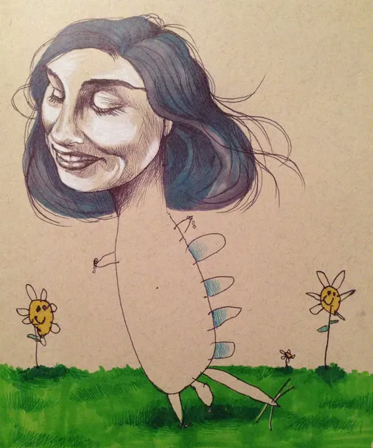 Illustrator Mica Angela Hendricks Collaborates with Her 4 year Old Daughter