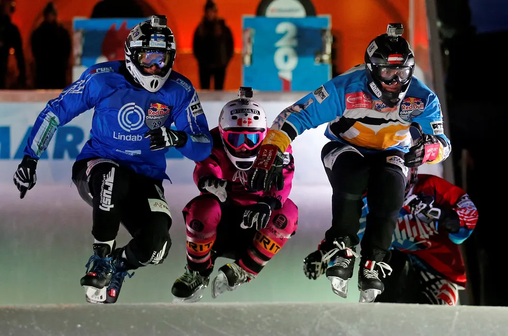 Red Bull Crashed Ice Cross Downhill World Championship in Marseille