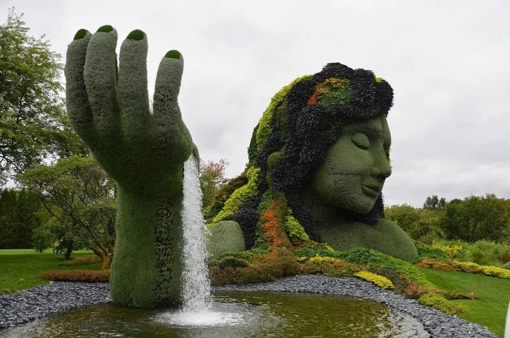 Monumental Plant Sculptures at the 2013 Mosaicultures Internationales De Montreal
