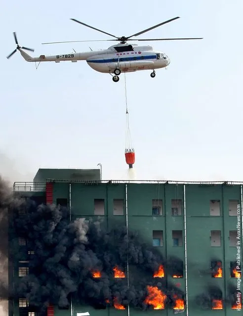 Fire Fighting Drill Held In Changchun