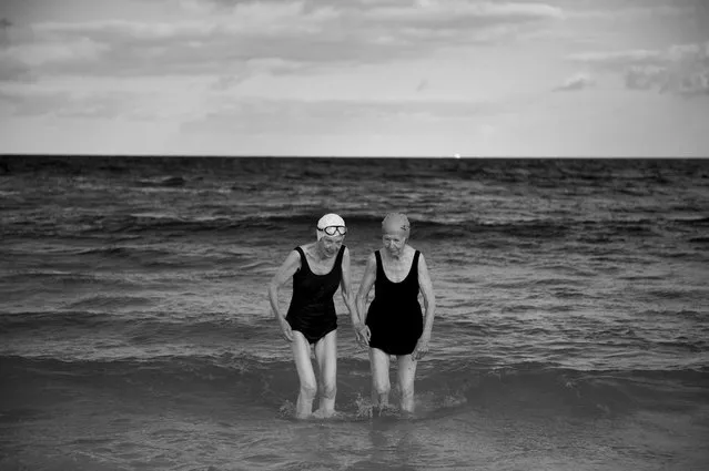 “Morning Swim”. These ladies are past 80 years old and swim together everyday in the morning at Cottesloe beach. Photo location: Cottesloe Beach in Perth, Australia. (Photo and caption by Robert McPherson/National Geographic Photo Contest)