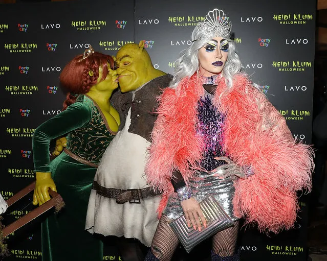 Tom Kaulitz, Bill Kaulitz, and Heidi Klum attend Heidi Klum's 19th Annual Halloween Party at Lavo on October 31, 2018 in New York City. (Photo by Taylor Hill/FilmMagic)