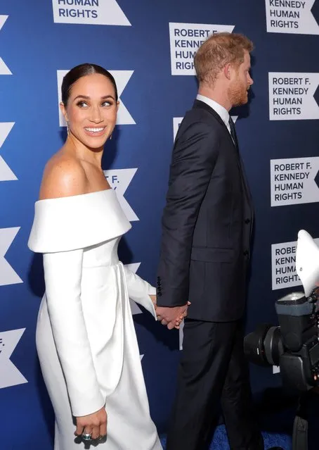 Britain's Prince Harry, Duke of Sussex and Meghan, Duchess of Sussex, attend the 2022 Robert F. Kennedy Human Rights Ripple of Hope Award Gala in New York City, U.S., December 6, 2022. (Photo by Andrew Kelly/Reuters)