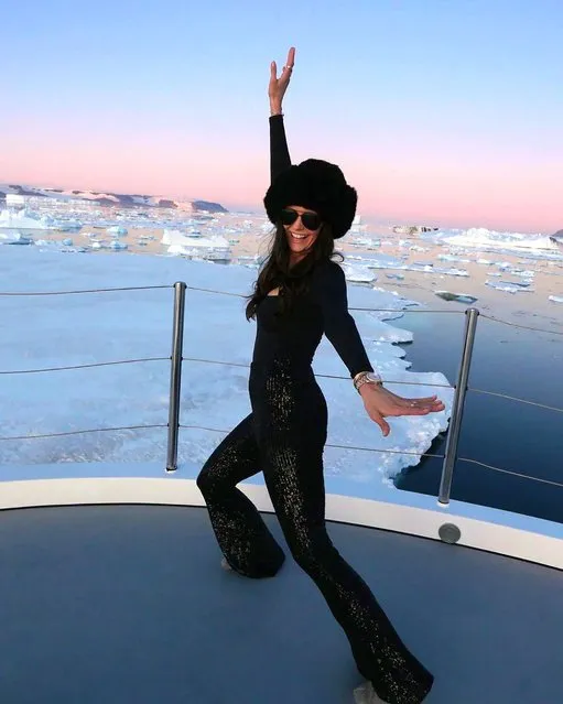 Bulgarian actress, model and singer Nina Dobrev makes it to Antarctica early January 2023. (Photo by nina/Instagram)
