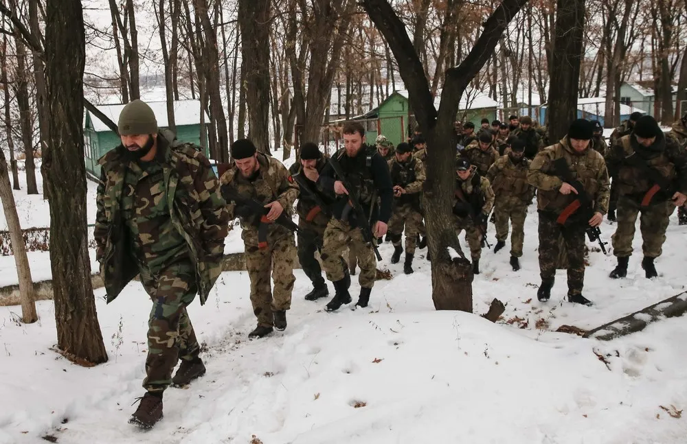 Chechen Fighters in Ukraine