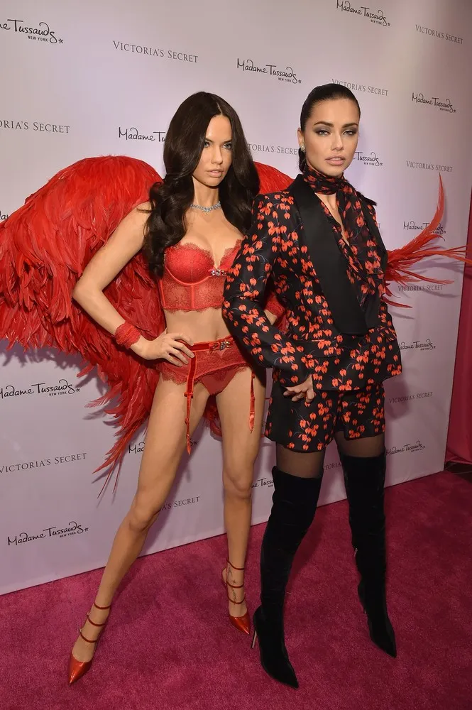 Adriana Lima Unveils Madame Tussauds Figure