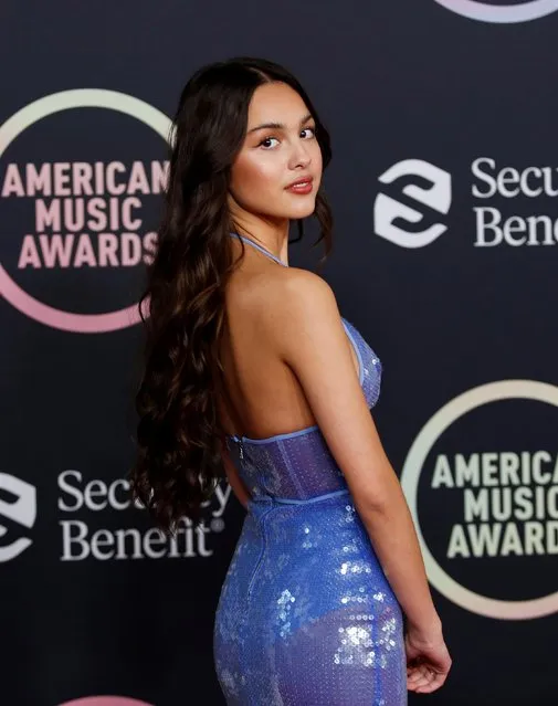 American singer-songwriter Olivia Rodrigo arrives at the 2021 American Music Awards at the Microsoft Theater in Los Angeles, California, U.S., November 21, 2021. (Photo by Aude Guerrucci/Reuters)