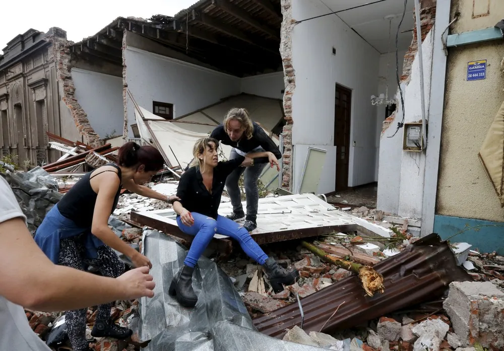 Powerful Tornado Strikes Uruguay