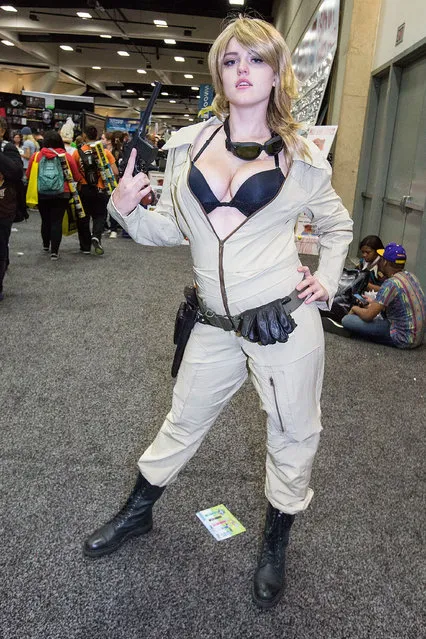 A costumed fan attends Comic-Con International at San Diego Convention Center on July 12, 2015 in San Diego, California. (Photo by Daniel Knighton/FilmMagic)