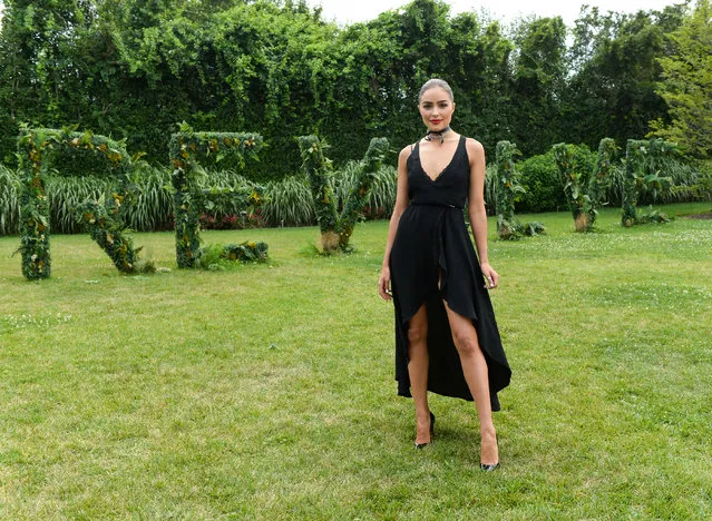 Olivia Culpo hosts a party at the REVOLVE House in Southampton, New York on July 15, 2016. (Photo by Joe Schildhorn/BFA.com)