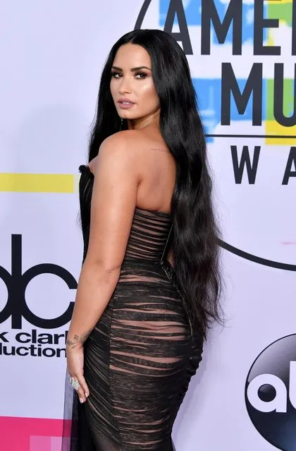 Demi Lovato attends the 2017 American Music Awards at Microsoft Theater on November 19, 2017 in Los Angeles, California. (Photo by Neilson Barnard/Getty Images)