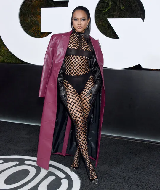 American actress and model Karrueche Tran attends the 2022 GQ Men Of The Year Party Hosted By Global Editorial Director Will Welch at The West Hollywood EDITION on November 17, 2022 in West Hollywood, California. (Photo by Gregg DeGuire/FilmMagic)
