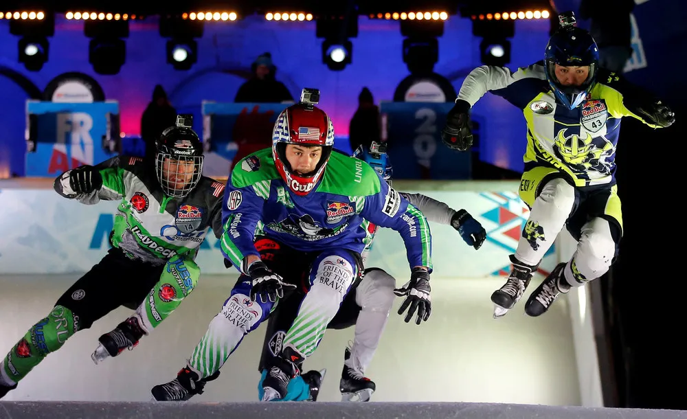 Red Bull Crashed Ice Cross Downhill World Championship in Marseille