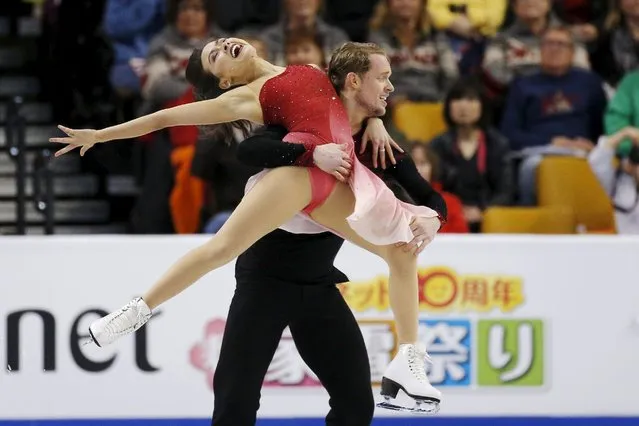 Figure Skating, ISU World Figure Skating Championships, Ice Dance Free Dance, Boston, Massachusetts, United States on March 31, 2016: Bronze medalists Madison Chock and Evan Bates of the United States compete. (Photo by Brian Snyder/Reuters)