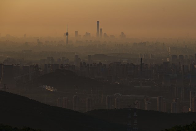 An early morning view of the skyline is seen in Beijing, China, Thursday, July 18, 2024. (Photo by Vincent Thian/AP Photo)