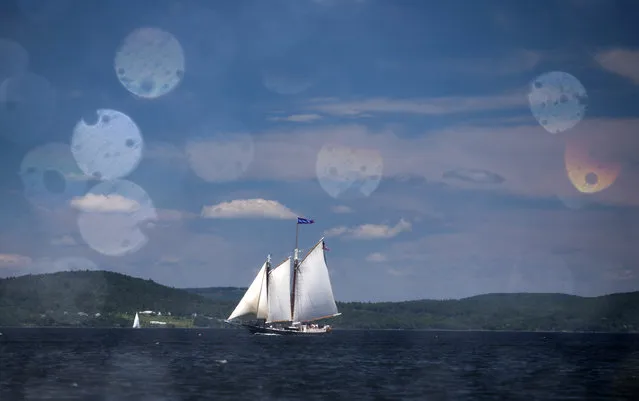 The Stephen Taber competes in the 39th Annual Great Schooner race, Friday, July 3, 2015, on Penobscot Bay off the coast of Rockland, Maine. (Photo by Robert F. Bukaty/AP Photo)