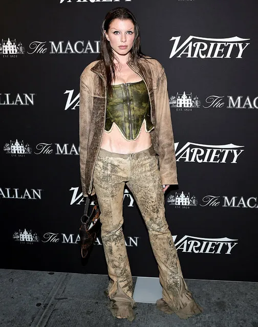 Italian-American actress and model Julia Fox attends Variety, The New York Party at American Bar on October 19, 2022 in New York City. (Photo by Jamie McCarthy/Variety via Getty Images)