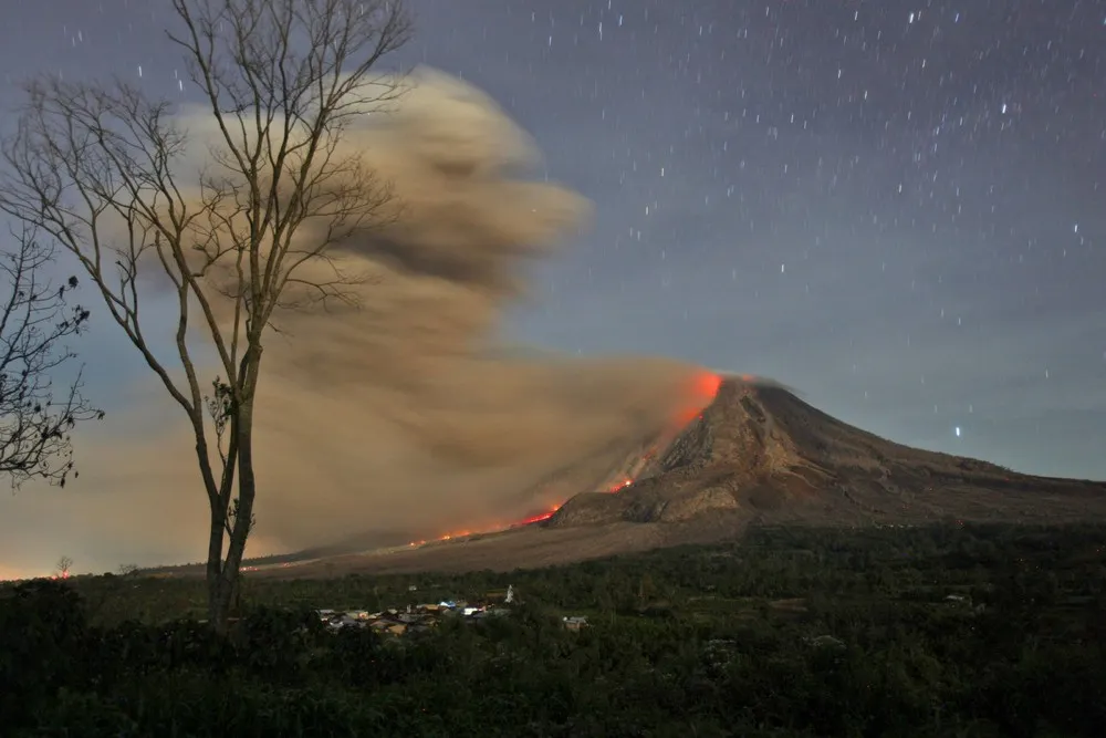Volcano Eruption in Indonesia