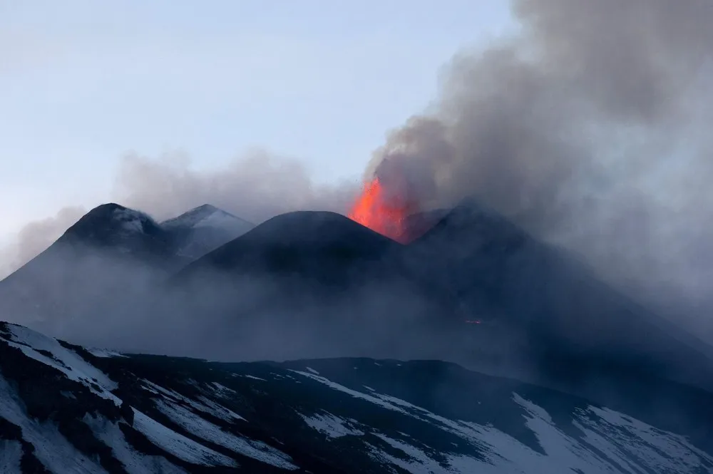Italy's Mount Etna Erupts