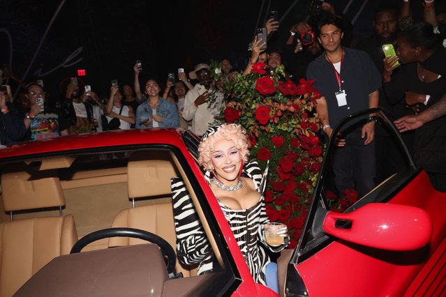 Doja Cat attends Doja Cat's “VIE” Album Launch Celebration on September 29, 2025 in New York City. (Photo by Johnny Nunez/WireImage)