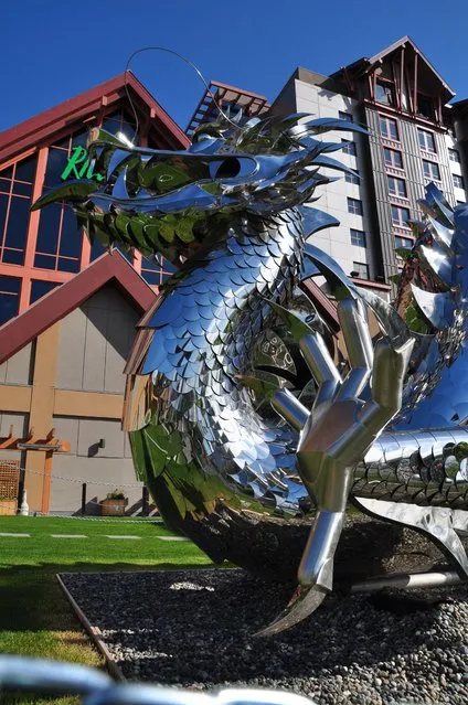 Stainless Steel Sculptures By Kevin Stone