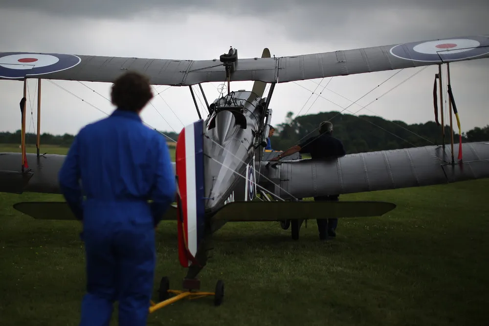 Historic WWI Aircraft Are Displayed at the Shuttleworth Collection