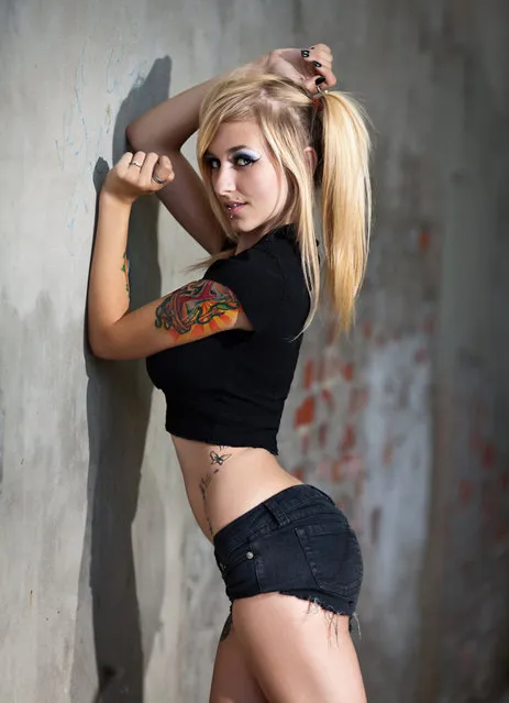 Hot tattooed girl. Kristie California