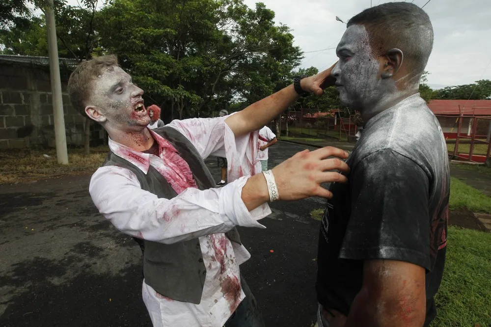 A Charity Zombie Race in Managua