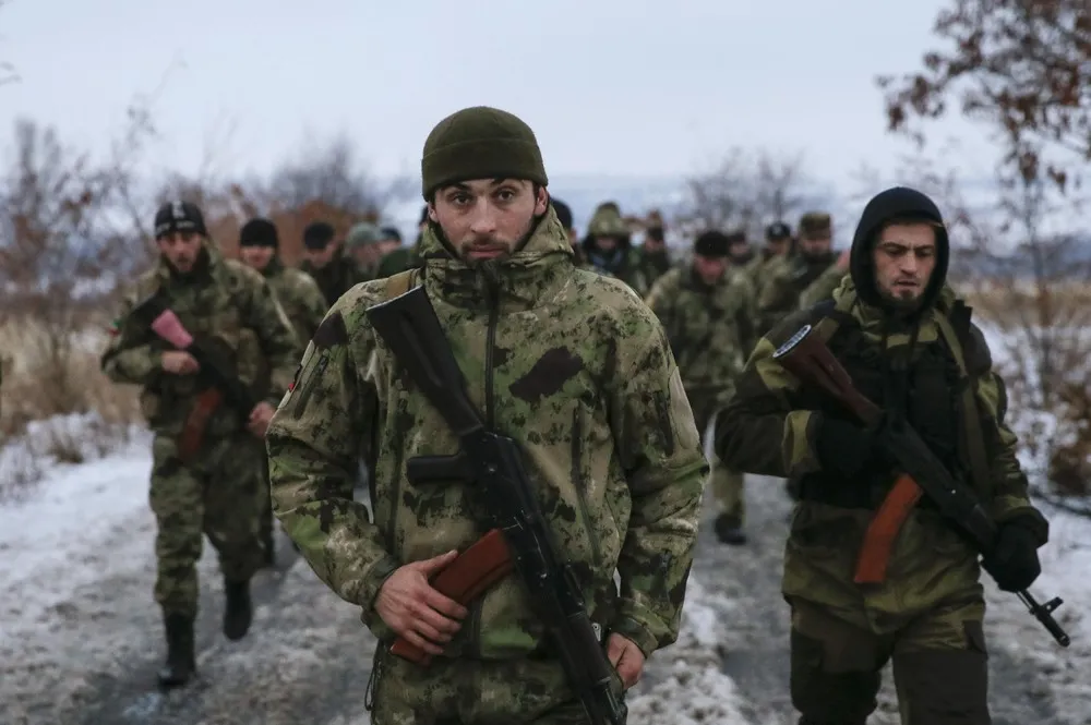 Chechen Fighters in Ukraine