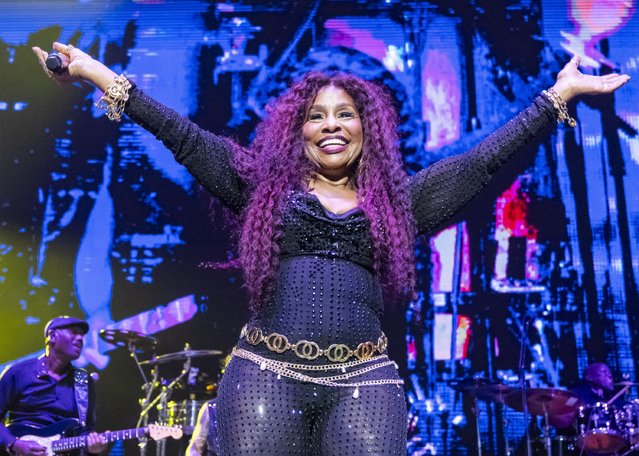 Chaka Khan performs during “The Queens” Tour at Little Caesars Arena on September 28, 2025 in Detroit, Michigan. (Photo by Scott Legato/WireImage)