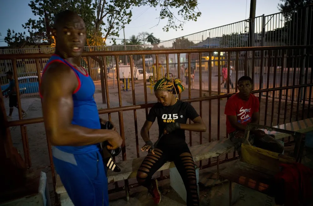 1st Cuban Female Boxing Team
