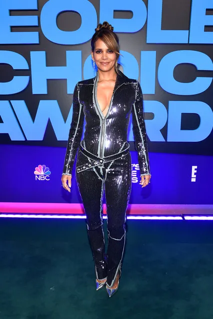 American actress Halle Berry arrives to the 2021 People's Choice Awards held at Barker Hangar on December 7, 2021 in Santa Monica, California. (Photo by Alberto Rodriguez/E! Entertainment/NBCUniversal/NBCU Photo Bank via Getty Images)