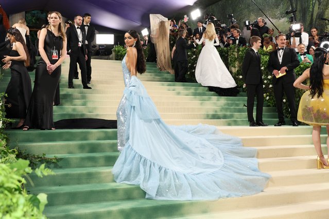 American actress and singer Rachel Zegler attends The 2024 Met Gala Celebrating “Sleeping Beauties: Reawakening Fashion” at The Metropolitan Museum of Art on May 06, 2024 in New York City. (Photo by Dia Dipasupil/Getty Images)